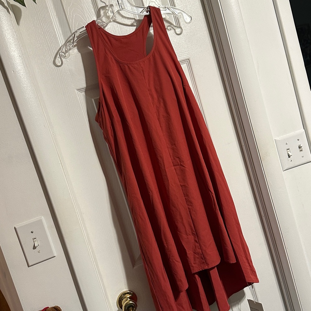 HALARA Rust Red Mini Dress